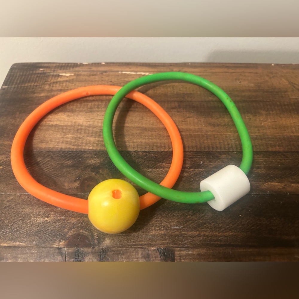 Scuba Tank Bangers Set of 2 Diving Attention Getters Orange & Green